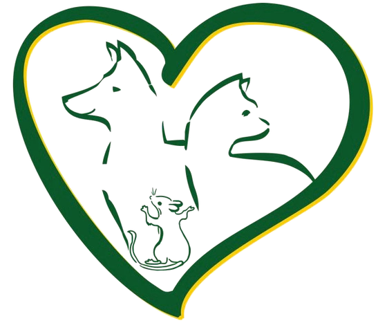 Das Herz aus dem Logo: Hund, Katze und Maus